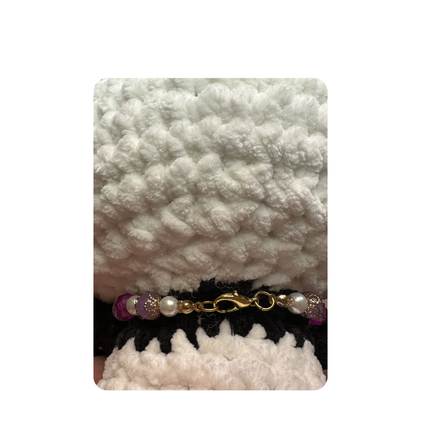 Hand Crocheted Panda Collectible - Petal