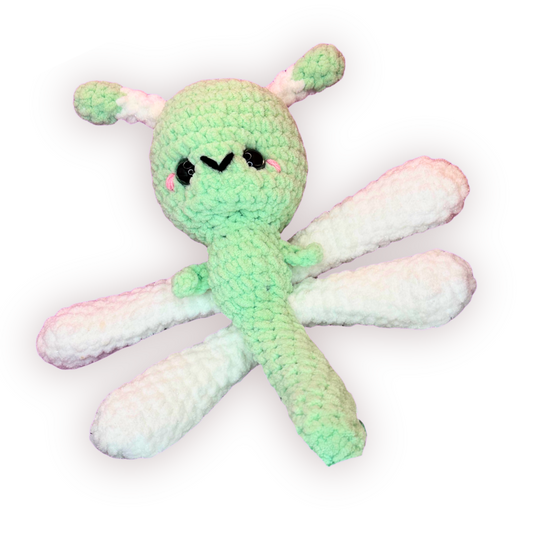 Hand Crocheted Dragonfly Collectible – Minty