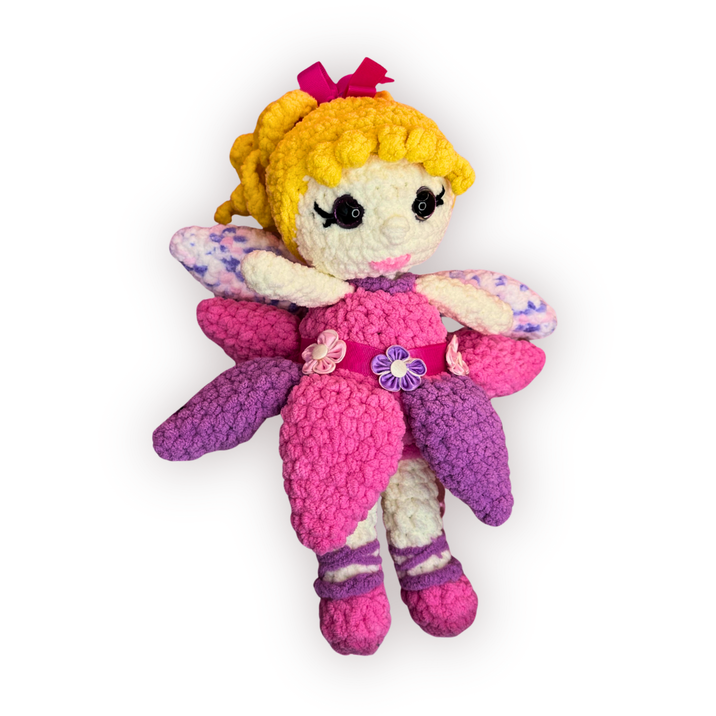 Hand Crocheted Fairy Collectible – Tulip