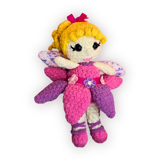 Hand Crocheted Fairy Collectible – Tulip