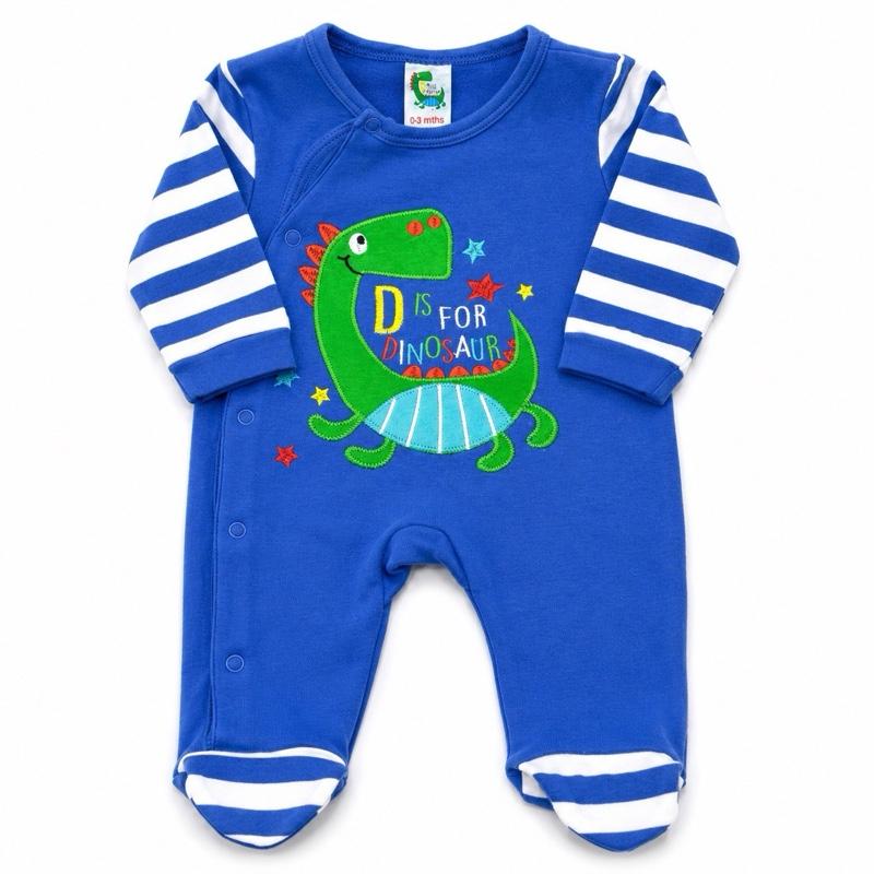 Luxury Dinosaur Baby Boy Gift Basket | Dinosaur Teddy, Blanket, Clothing & Keepsake New Baby Hamper