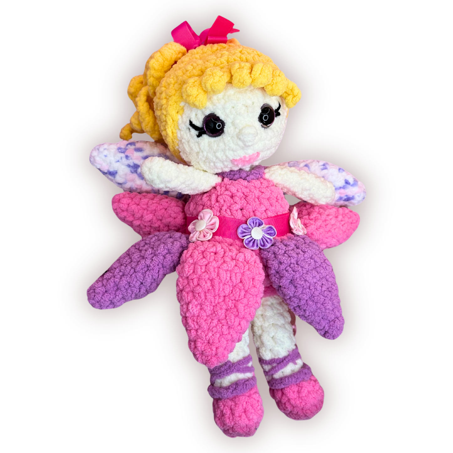 Hand Crocheted Fairy Collectible – Tulip