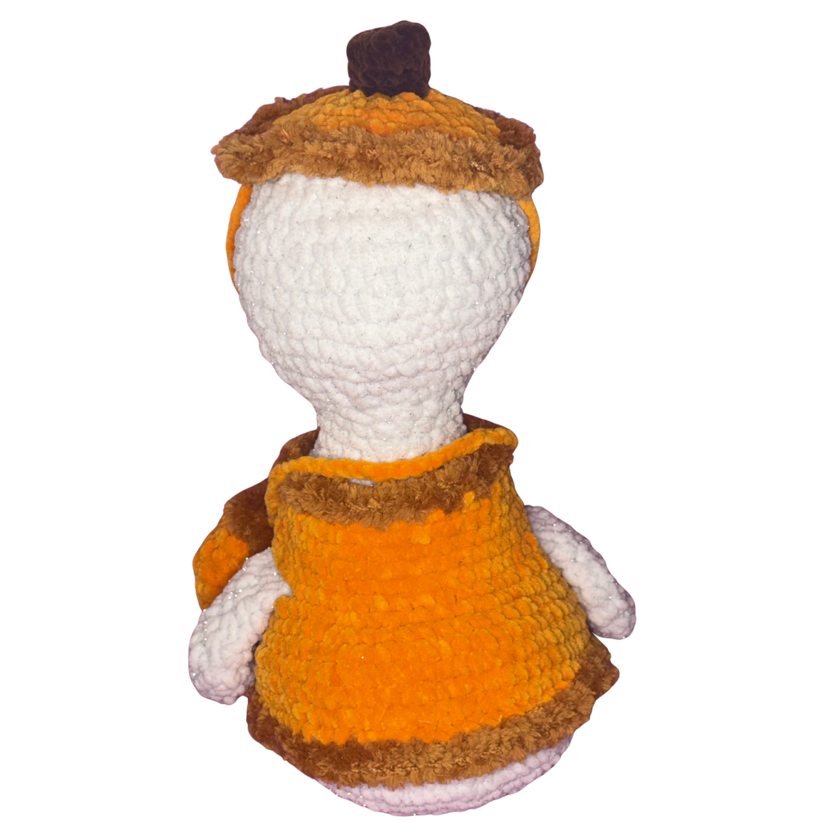 Hand Crocheted Halloween Goose Collectible – Boo