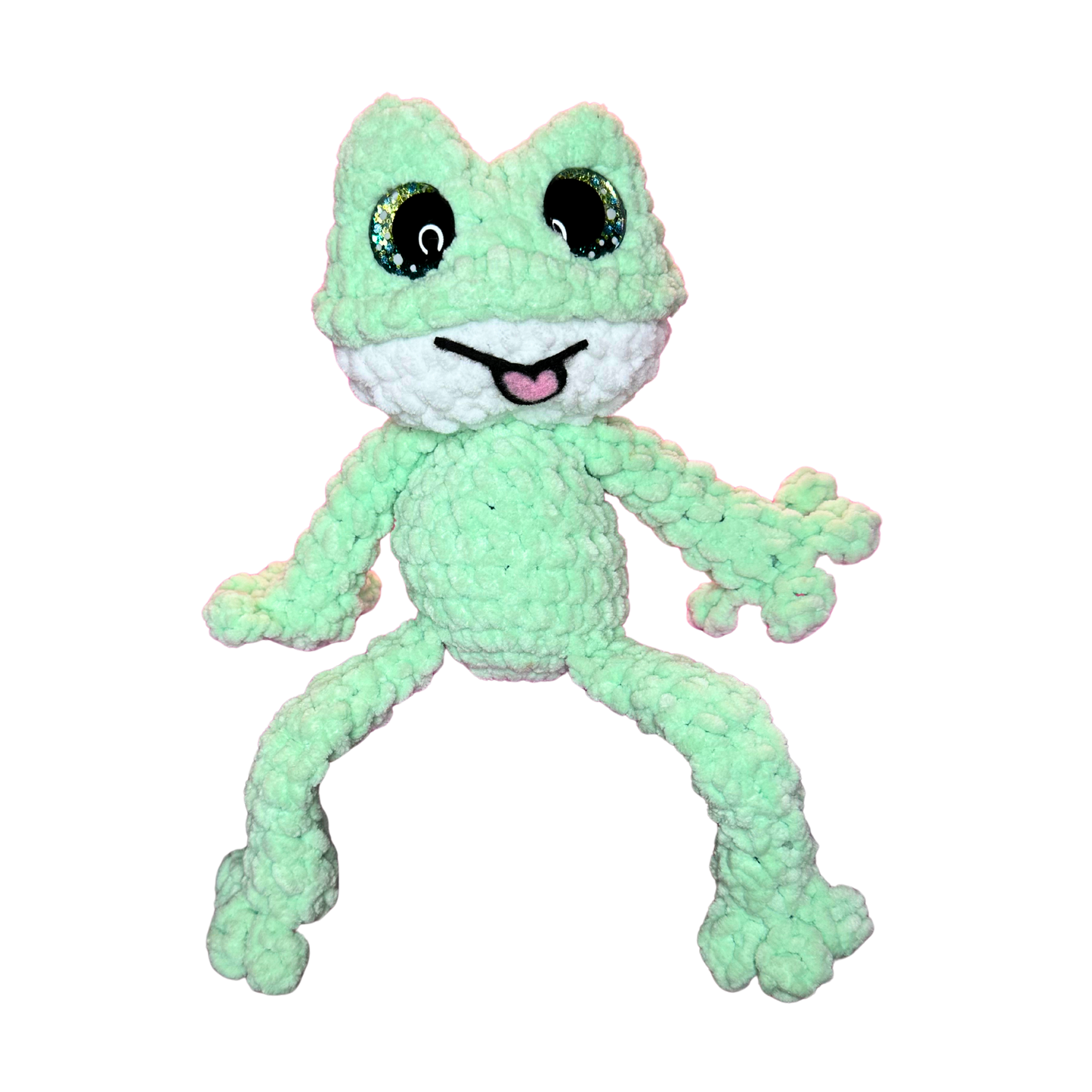 Hand Crocheted Frog Collectible – Freya