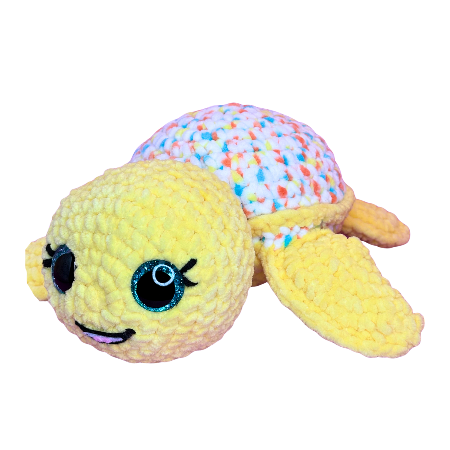 Hand Crocheted turtle collectible - Lara