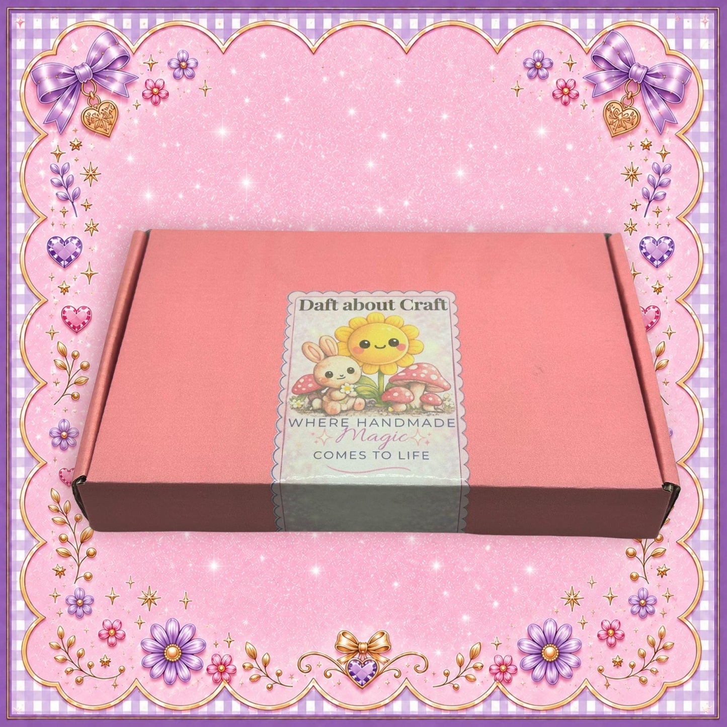 Artisan Crochet Tool Set – Axolotl Crochet Companion Gift Box 4.5mm Hook / US Size 7