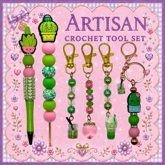 Cactus Artisan Crochet Tool Set – 3.5mm / E-4 Crochet Hook Gift Box