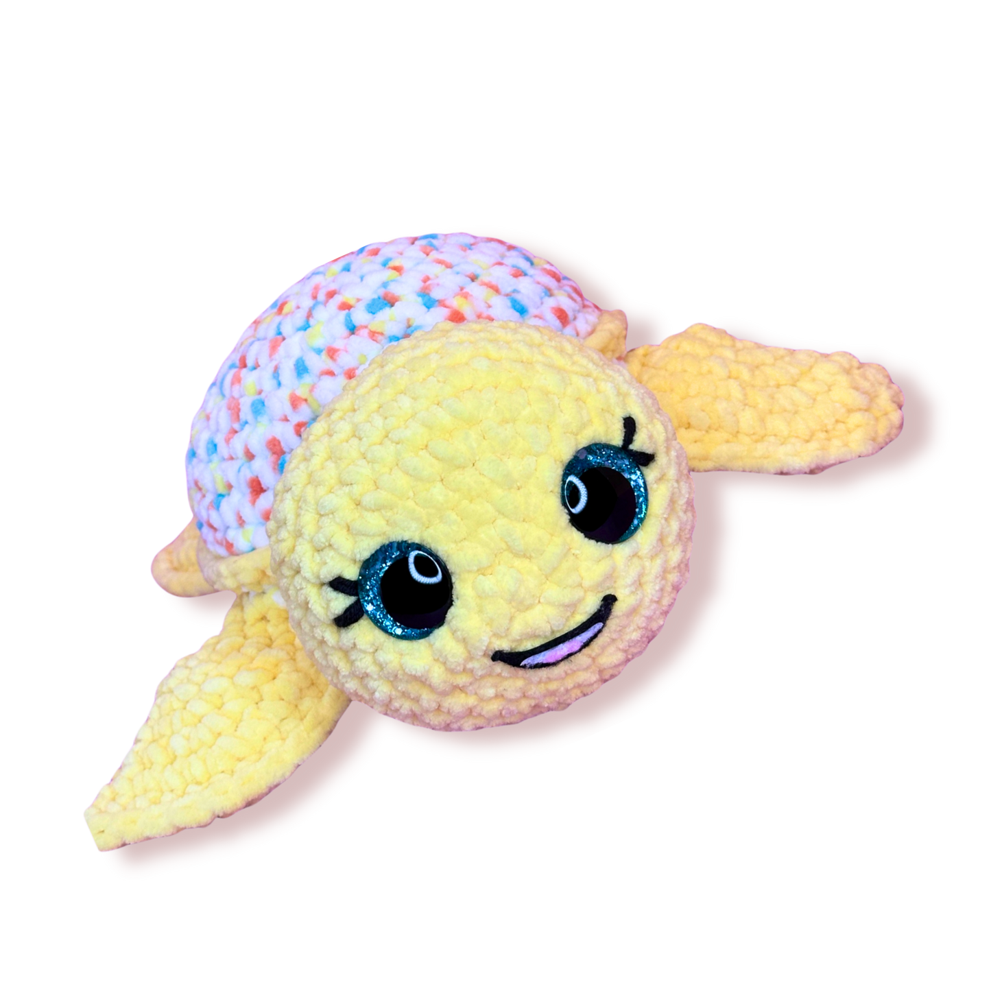 Hand Crocheted turtle collectible - Lara