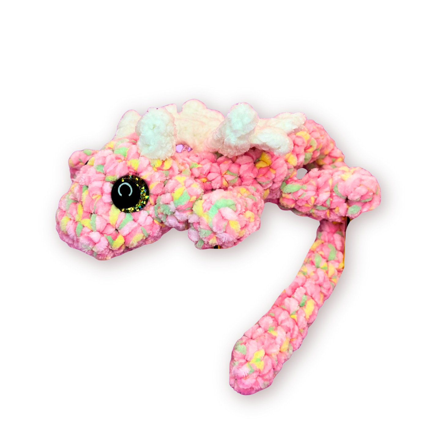 Hand Crocheted Blossom Dragon - Dahlia