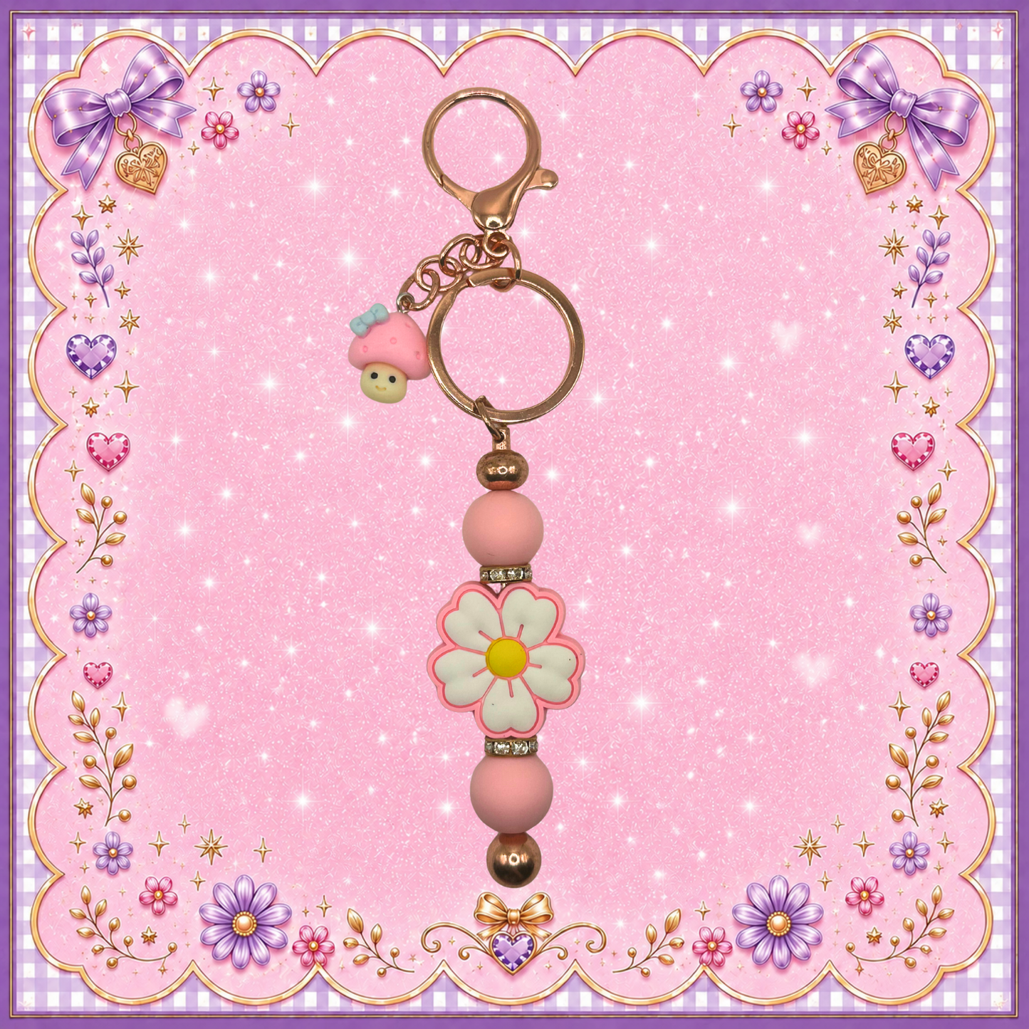 Pink Daisies Artisan Crochet Tool Set – 3.5mm / E-4 Crochet Hook Gift Box