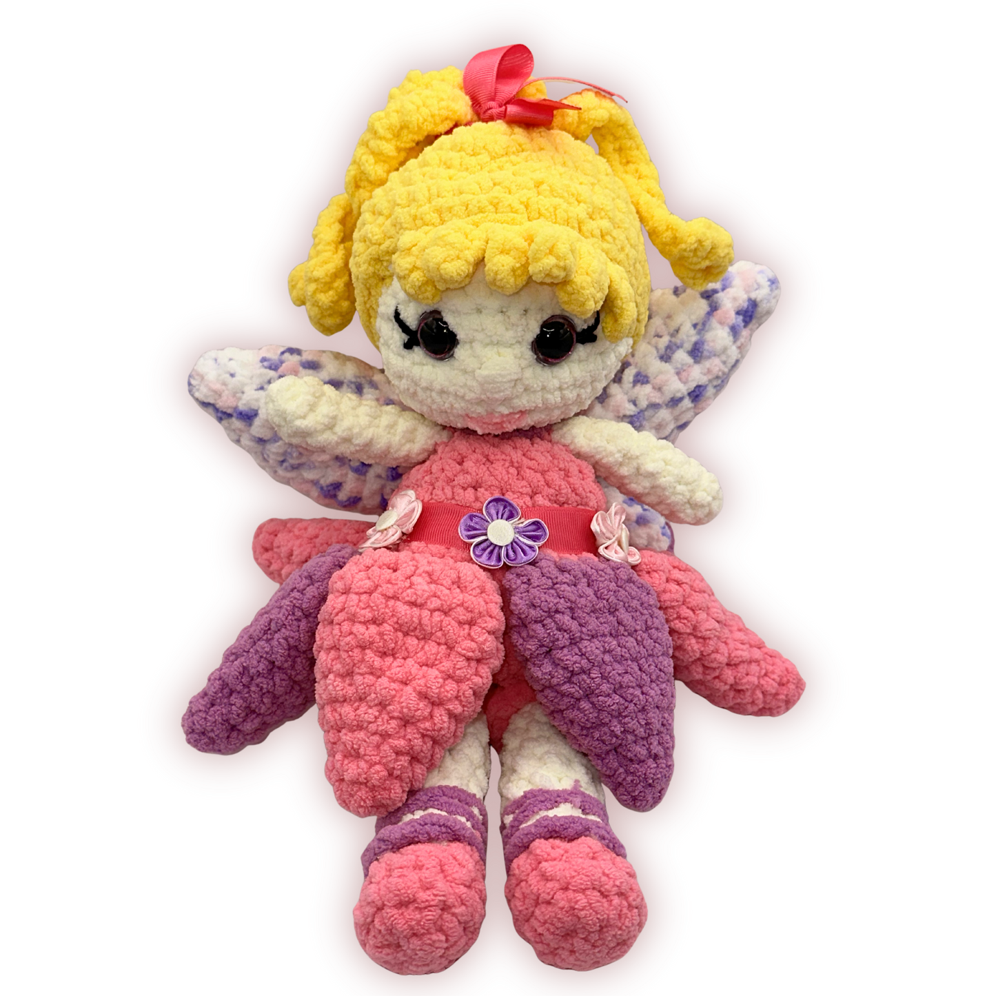 Hand Crocheted Fairy Collectible – Tulip