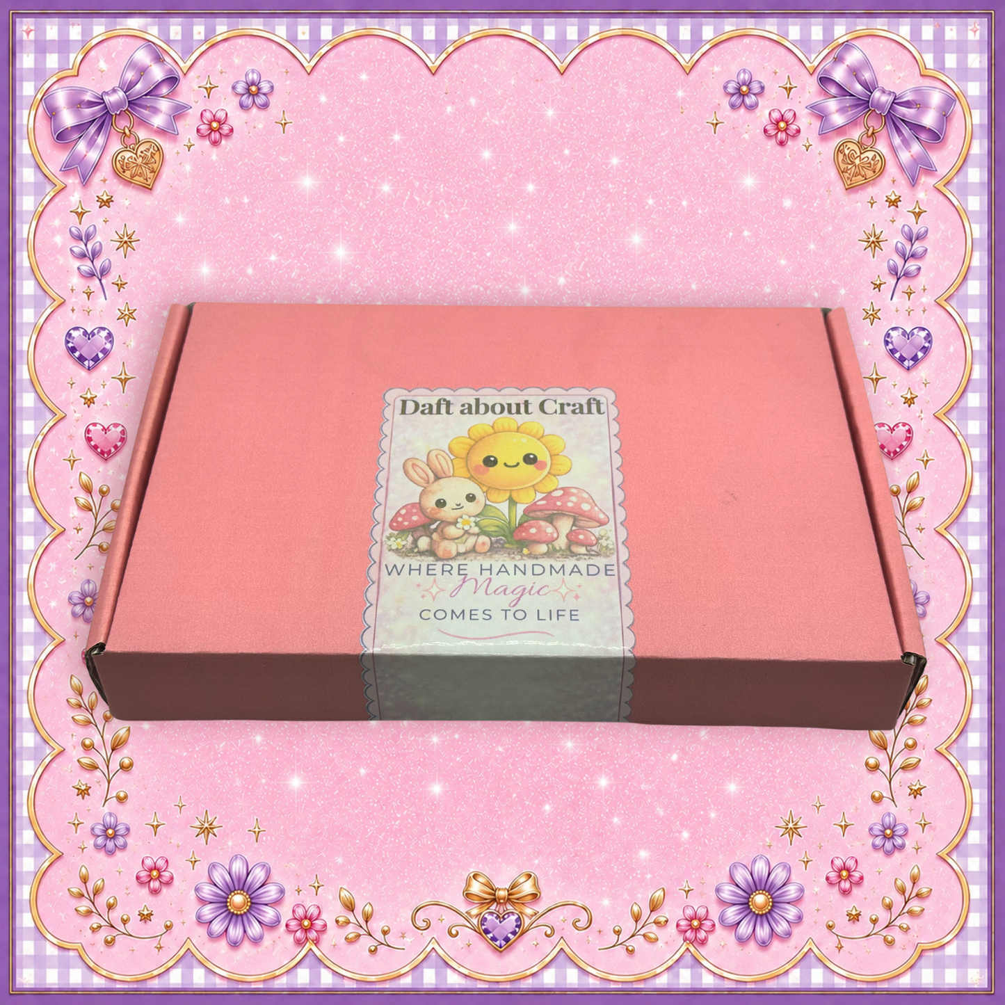 Pink Daisies Artisan Crochet Tool Set – 3.5mm / E-4 Crochet Hook Gift Box