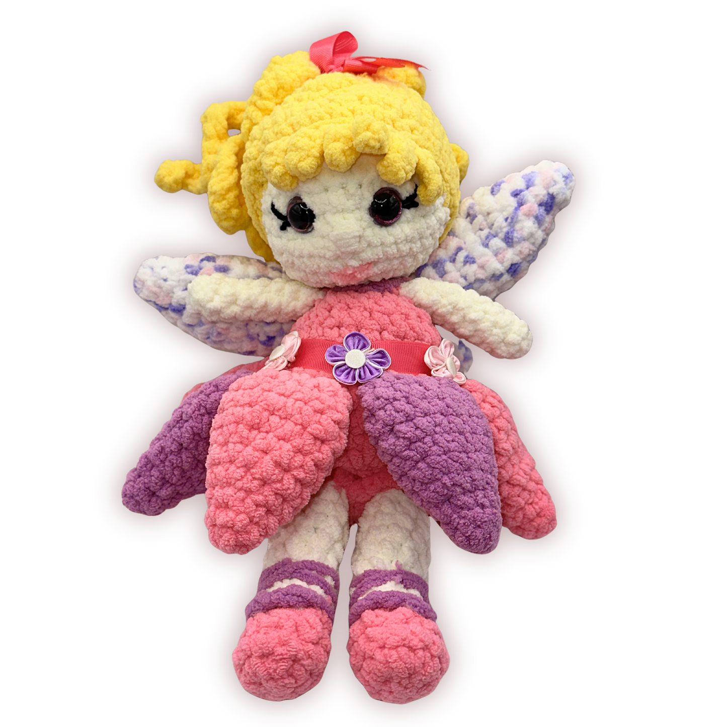 Hand Crocheted Fairy Collectible – Tulip