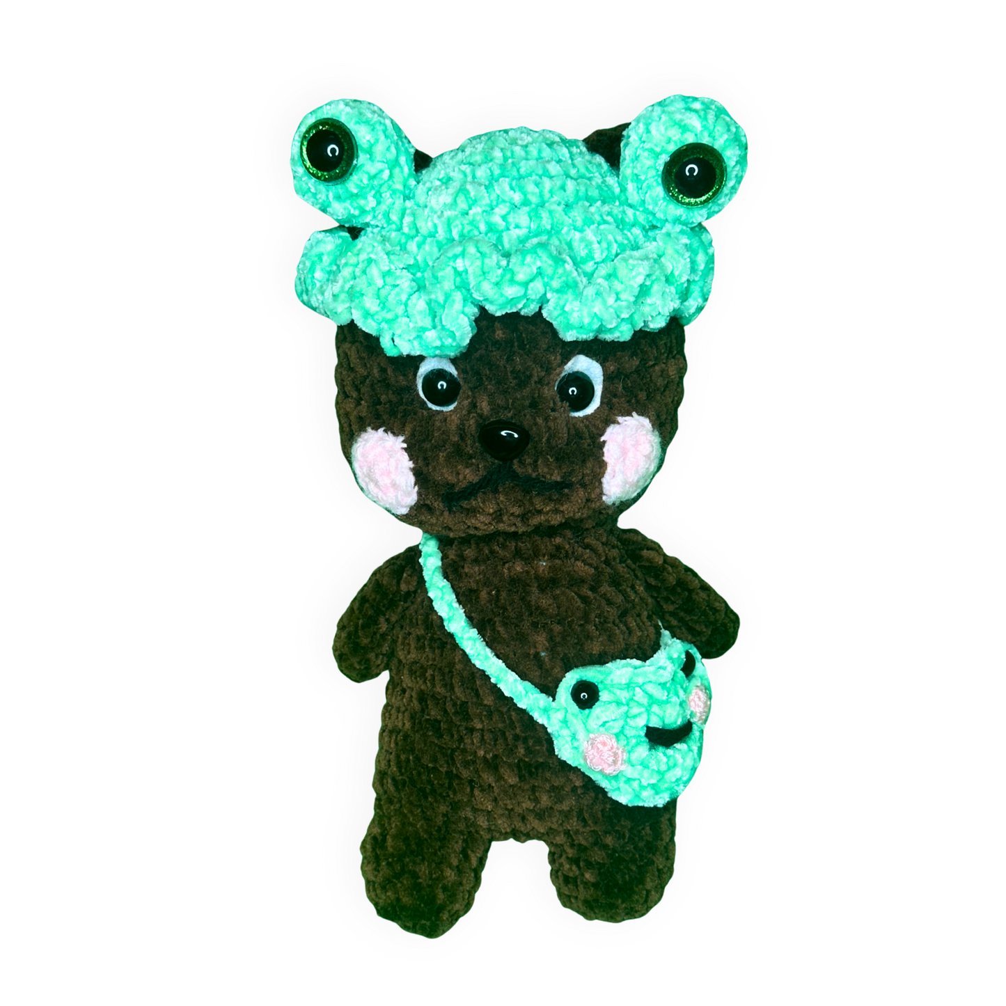 Hand Crocheted Bear Collectible – Charlie