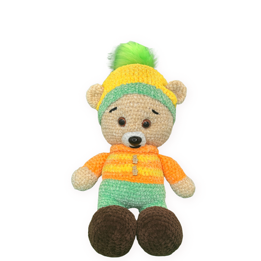 Hand Crocheted Teddy Bear Collectible – Benjamin