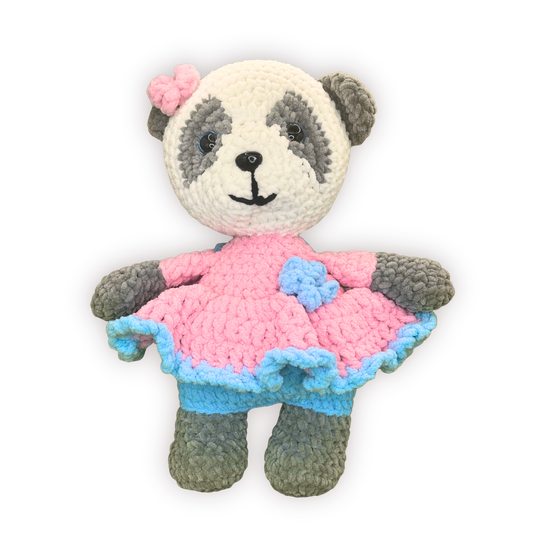 Hand Crocheted Panda Collectible - Petunia