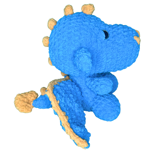 Hand Crocheted Dragon Collectible – Denzel