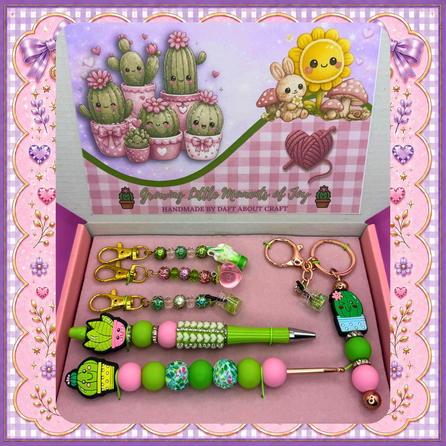 Cactus Artisan Crochet Tool Set – 3.5mm / E-4 Crochet Hook Gift Box