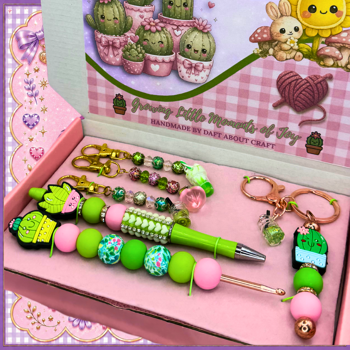 Cactus Artisan Crochet Tool Set – 3.5mm / E-4 Crochet Hook Gift Box