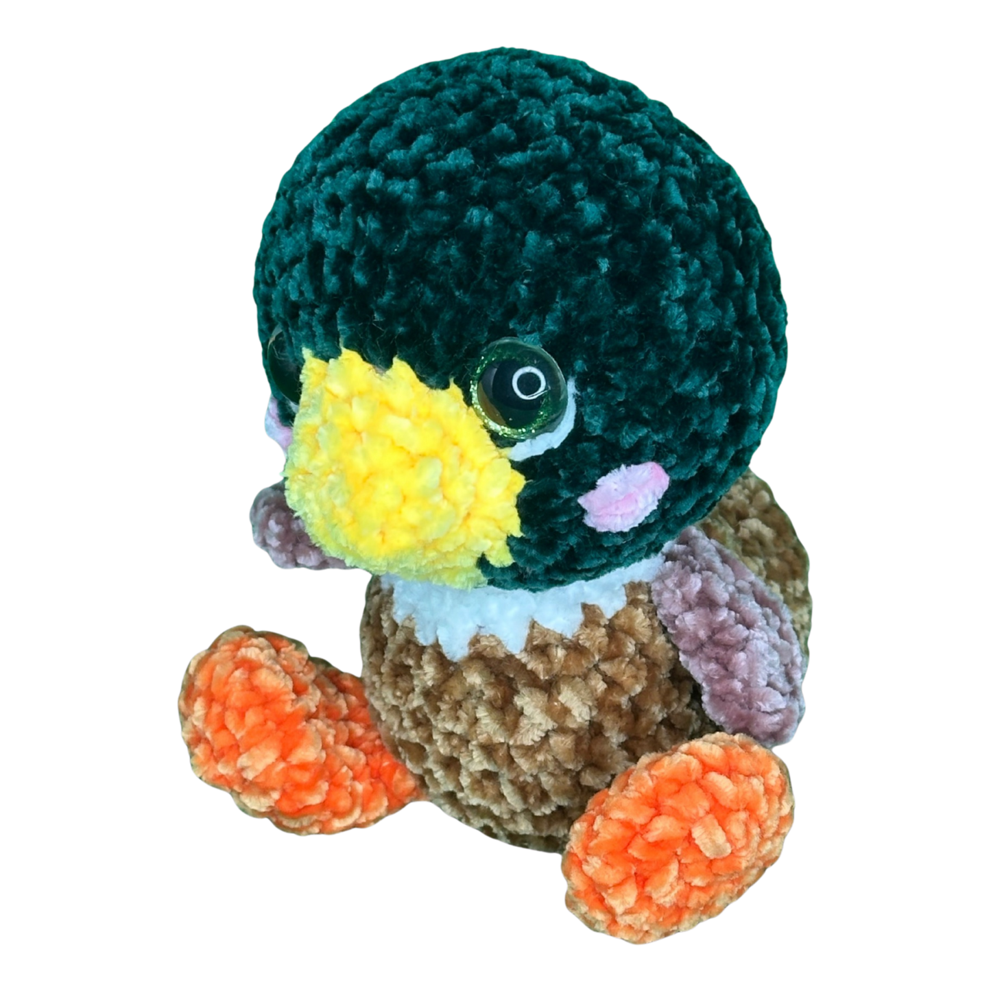 Hand Crocheted Mallard Duck Collectible – Minnie