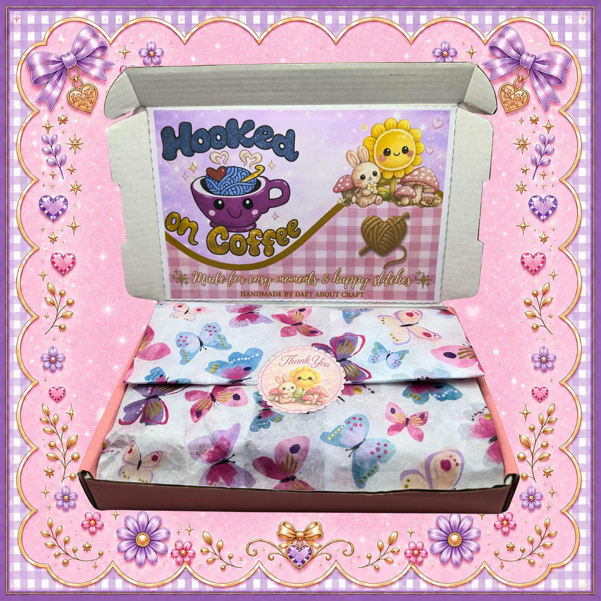 Pastel Coffee Artisan Crochet Tool Gift Set – 4mm Milwards Hook